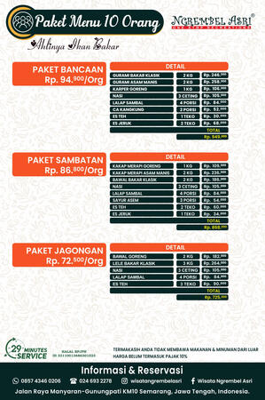Harga Menu Paket Makan 10 Orang